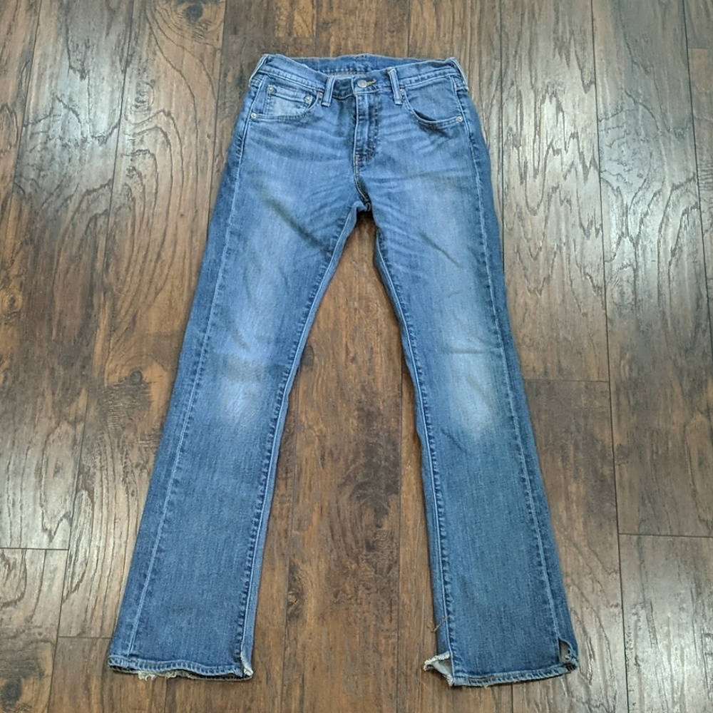 Men's jeans, Levi 527 slim bootcut jeans, sz 28x32